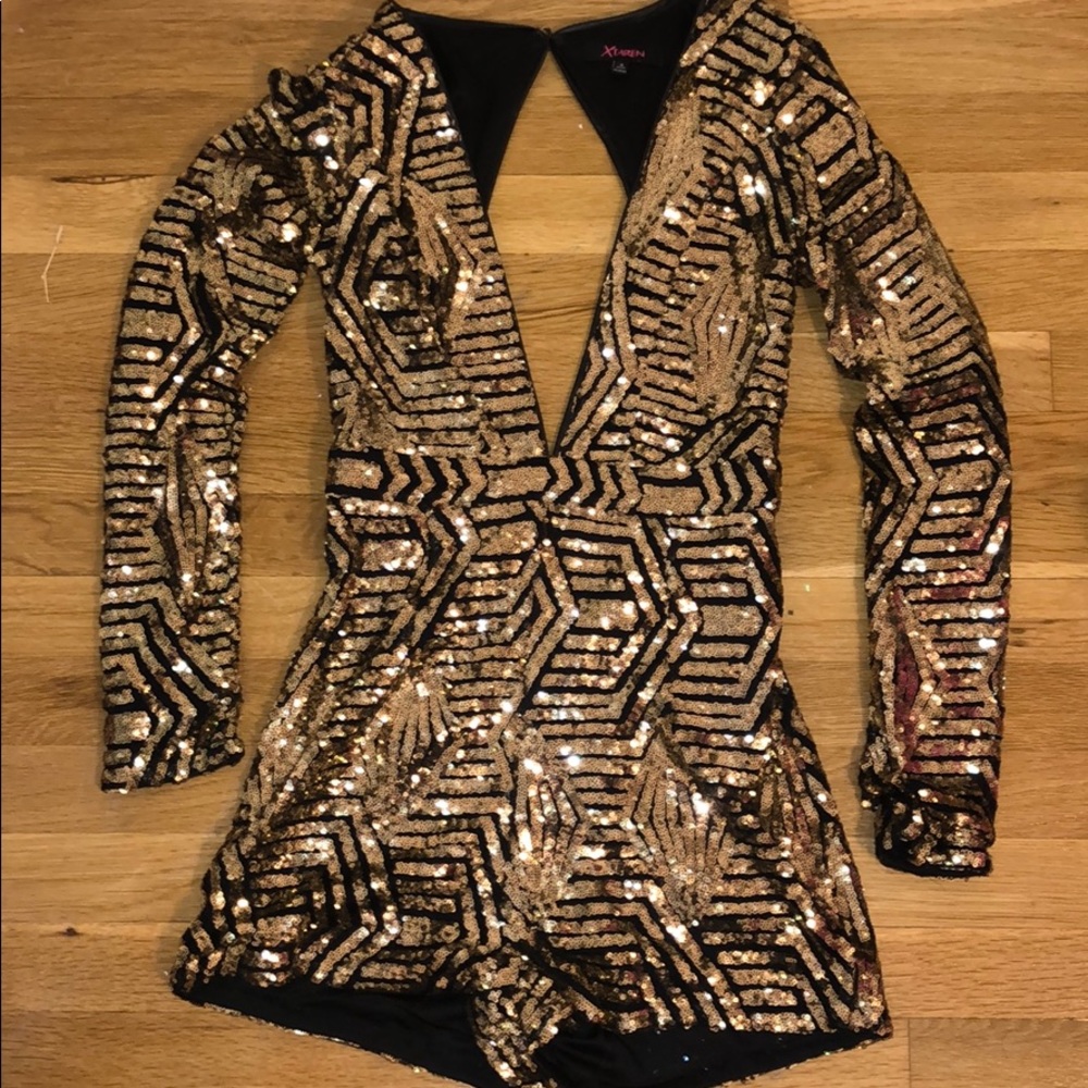 Sequin romper